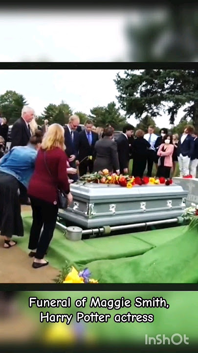 Funeral of Maggie Smith #maggiesmith #harrypotter #ytshorts