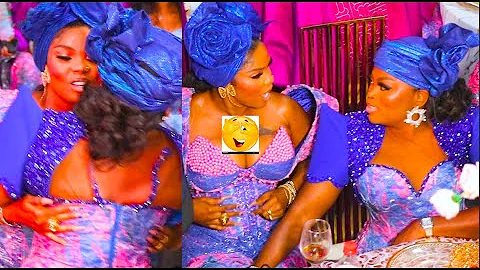 Mind Blowing Dress! Watch Iyabo Ojo Welcome Funke Akindele to Kamo State’s Colorful Wedding