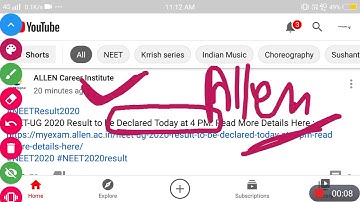 #NEET #UG 2020 #Result will be #Declare on #4pm /#Today