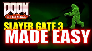 Doom Eternal Walkthrough - Slayer Gate 3 COMBAT STRATEGY (+ Mission 5 Super Gore Nest Conclusion)