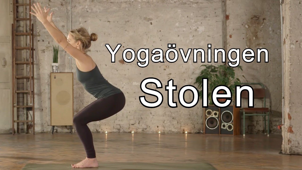 Så gör du Stolens position -  Yogapositioner för nybörjare - (Yoga Stolen)