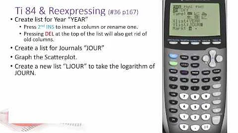 Ch 7 Reexpressing Data