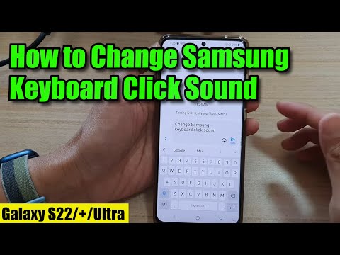 Video: Hvordan endrer jeg skrivelyden på min Android?