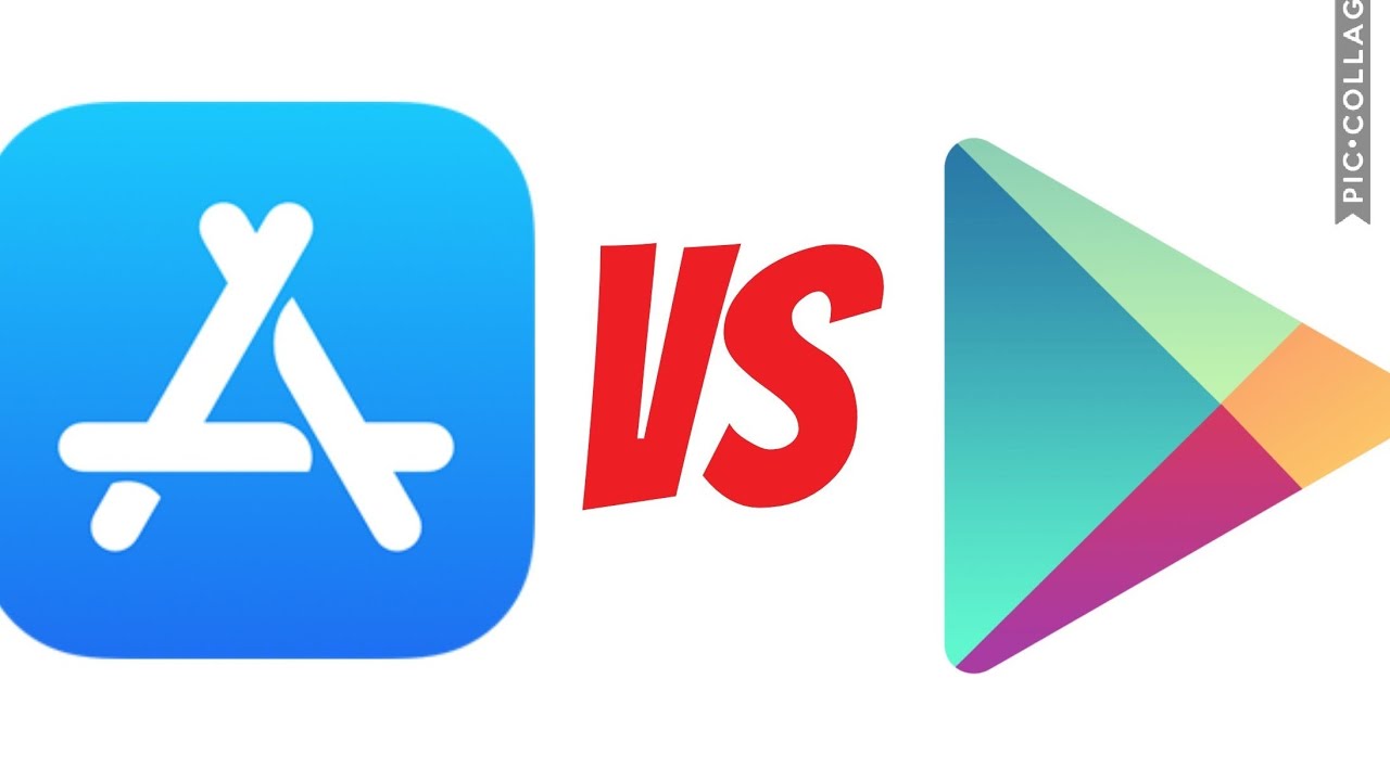 Google play store vs apple App Store YouTube