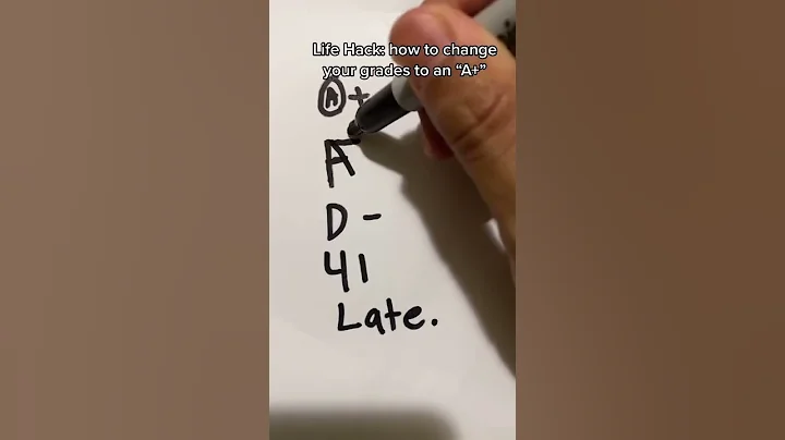 Life Hack how to change your grade into an A+ 😳 #shorts  #lifehacks #howto