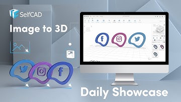 Convert Image to 3D model in SelfCAD - A Quick tutorial