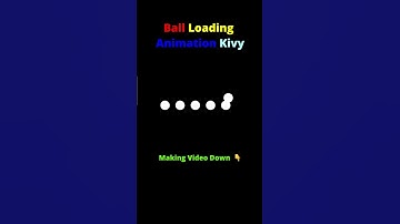 Python Kivy Ball Loading Animation | #shorts #python #coding #animation #shortsfeed