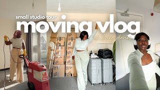 Moving Vlog 2: The Realities of Moving Alone, Unexpected Costs,My Studio Tour| Living Solo in the UK