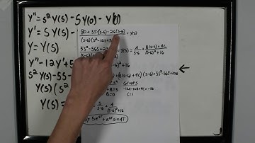 Differential Equations - Section 7.5 (Initial Value problem using a Laplace Transform)