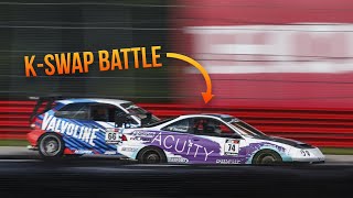 Civic vs Integra Battle for the Win!  Gridlife NJMP