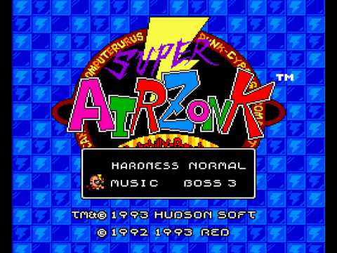 Super Air Zonk - Rockabilly-Paradise (TurboGrafx-CD) - Boss 3 Theme