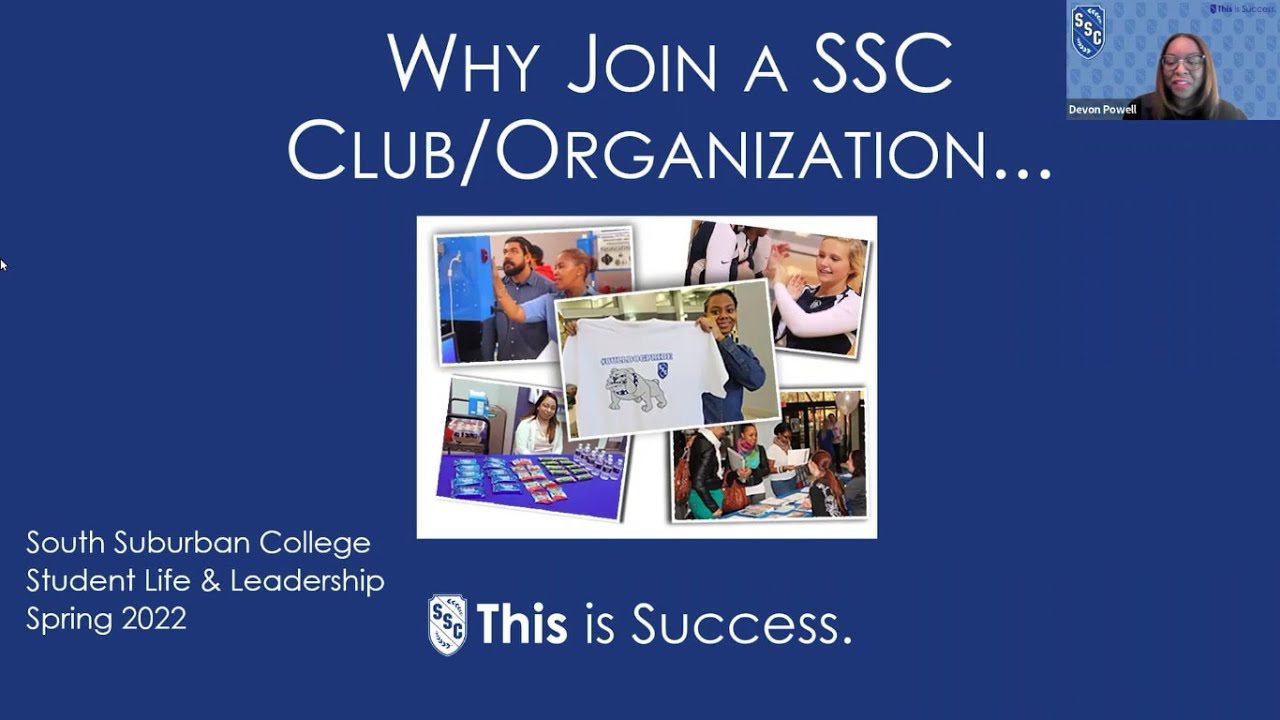 Join a Club or Organization at SSC!