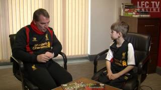 Brendan Rodgers grilled by 9-year-old