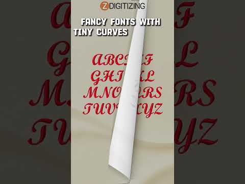 Tips for Creating Sharp Text in Embroidery Digitizing