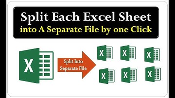 Split Each Excel Sheet into A Separate File by one Click