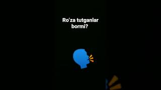 Ro‘za tutganlar like and subscribe