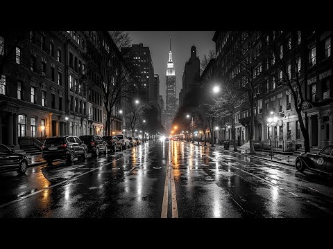 City Night Drive Dark Jazz Vibes Rainy Streets Ultimate Noir Jazz Playlists