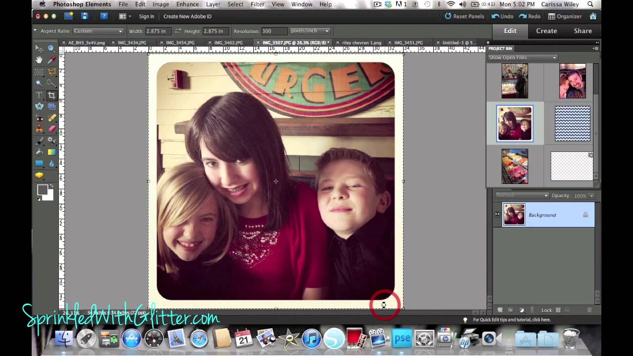 Project Life 3x4 Photos Photoshop Elements How To Printing Instagram Photos Youtube Project Life Project Life Layouts Project Life Freebies