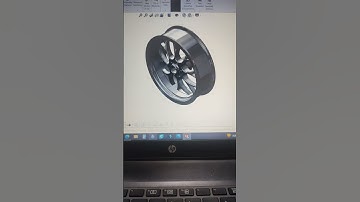 Solidworks wheel rim design #shorts #solidworks