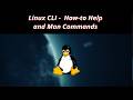 Linux CLI HowTo 10 🐧 Help and Man Commands