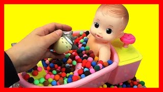 Learning Colors Colours Surprise Eggs Play Doh Video Baby Doll Bath Time Chuchu Tv Playground