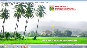 Aplikasi Administrasi Penduduk Desa (Adminduk V.1.0)