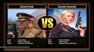 C&C Generals Zero Hour: Shockwave China Tank vs USA Superweapon Challenge Hard mode #8 END.