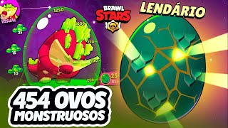 ABRI 454 OVOS MONSTRUOSOS, ZEREI AS RECOMPENSAS? É AMANHÃ O MAIOR EVENTO DE TODOS NO BRAWL STARS