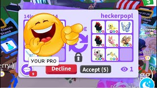 ARGH!  INTENSE FLEX BACK AT A FLEXER  THEY WERE SHOCKED  Adopt Me  Roblox