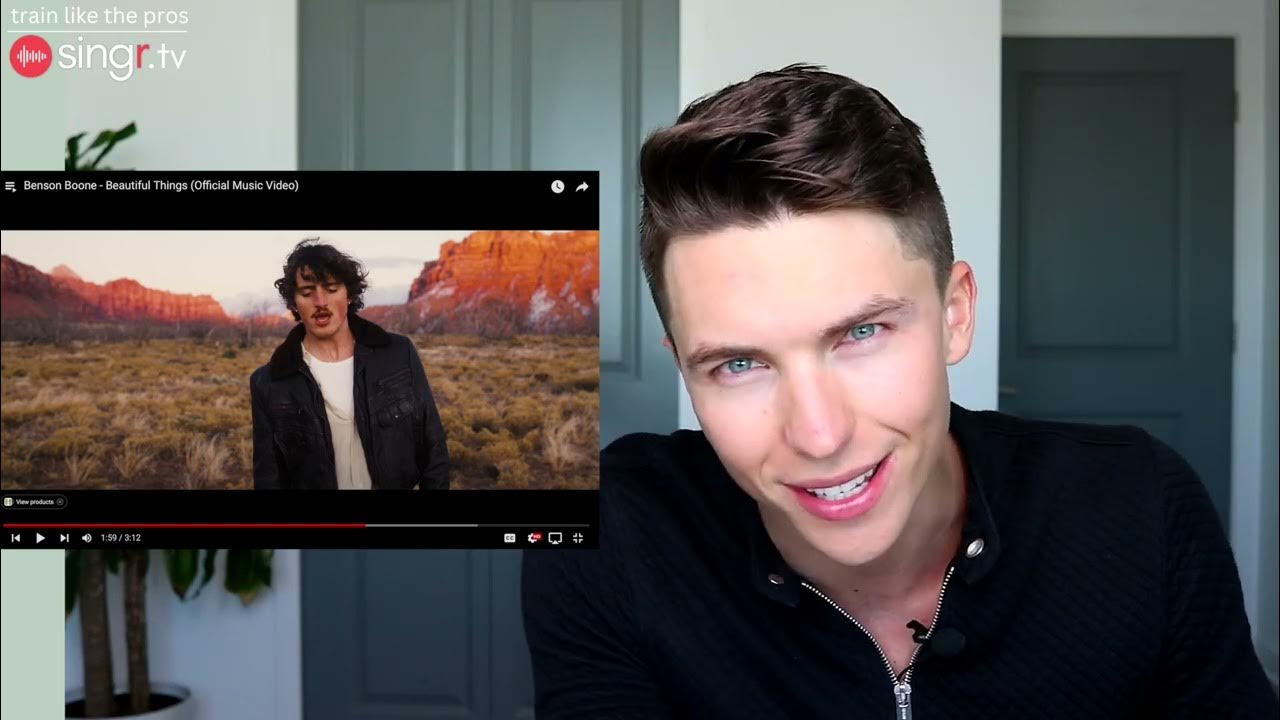 Vocal Coach Reacts: Benson Boone - Beautiful Things (Official Music Video) Vocal Coach Reacts: Benson Boone - Beautiful Things (Official Music Video)