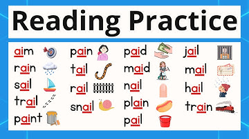 Digraph AI Words | English Reading Practice with Phonics
