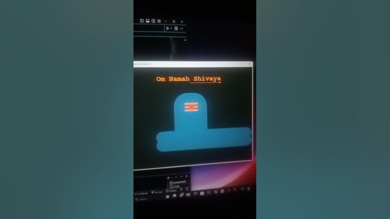 Mahadev Ji Drawing using Python Turtle Graphics #shortvideo #python # ...