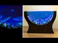 Handmade magical "lost mermaid" Night lamp - Diy resin art (diorama)