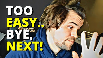 Magnus Carlsen plays POSITIONAL MASTERPIECE to DOMINATE GM in Blitz