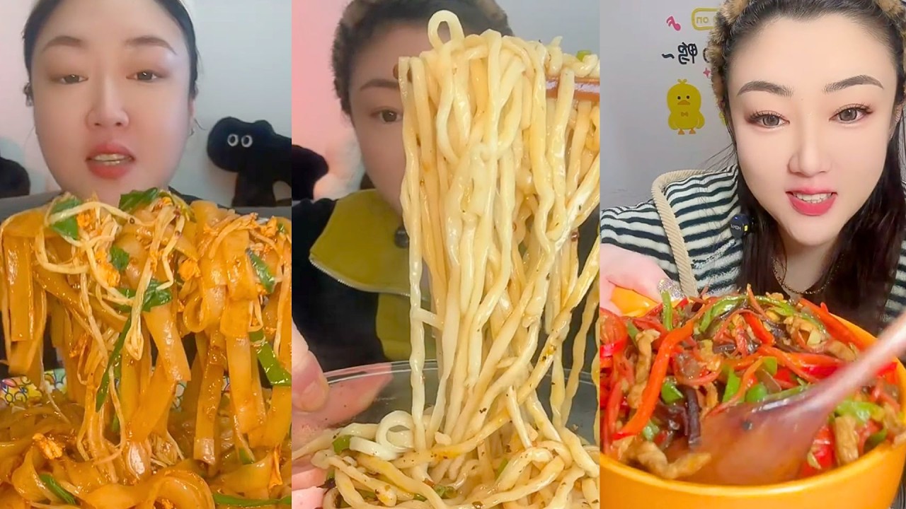 Extreme Chinese Mukbang – Insane Textures & Giant Bites #154