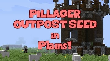 1.14.4 | Pillager Outpost Spawn Seed in Plains MINECRAFT