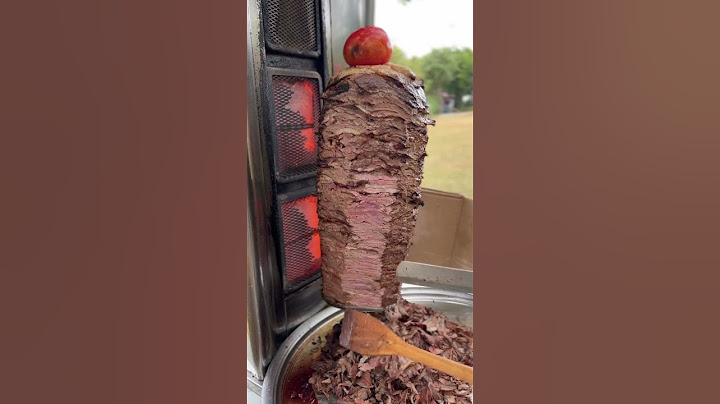 Turkish Döner...Listen to voice! #turkishdoner #turkishstreetfood