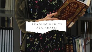عادَات القراءة  | وكَيفَ أقرأ عددْ كبير مِن الكُتب شَهرياً؟ | Reading Habits