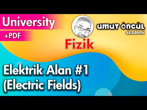 Fizik | Üniversite Fiziği | Elektrik Alan #1 | Electric Fields |+PDF