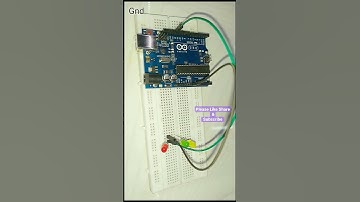Led Blink Using Arduino By Smart Phone#shorts