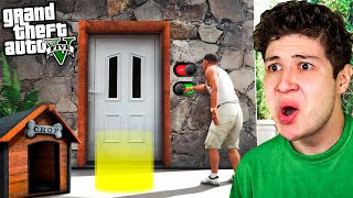 Abrí la PUERTA SECRETA de la CASA de FRANKLIN en GTA 5! 🤫🚪 (Mods)