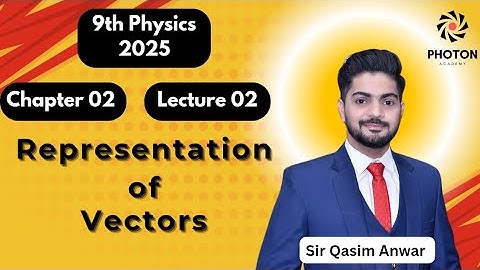 Representation of Vectors || Class 09 Physics New Book || Chapter 02 || Lecture 02 || Photon Academy