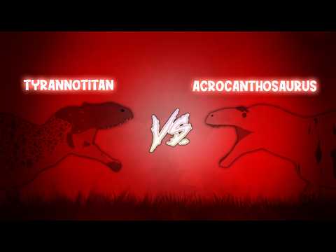 ACROCANTHOSAURUS VS TYRANNOTITAN | ft. @parasaurolophus67 | Dinosaur Battles | Pivot Animation