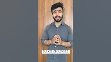 Name change in documents #name #documents #namechange