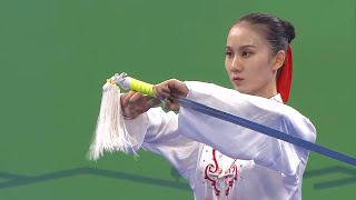 Ju Wenxin - 2nd Place - Taijijian - 14th All China Games - Wushu Taolu