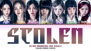 H//PE PRINCESS (하입 프린세스; ハイププリンセス) - 'Stolen' (Color Coded Lyrics)