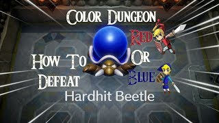 How To Get Red Power or Blue Sturdy Armor Clothes Easy Color Dungeon Guide Defeat Hardhit Beetle