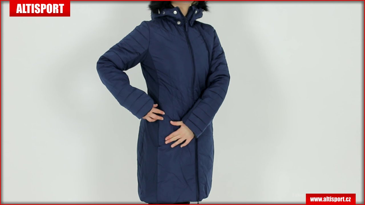 dámský kabát alpine pro kresa lcts139 tmavě modrá - YouTube