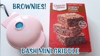 Dash Mini Griddle - Chewy Fudge Brownies