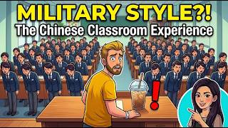 I Taught at a Chinese Academy and Triggered a Military-Style Ritual...😳CLASSROOM SHOCK! 🎒
